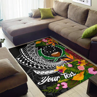 Pohnpei State Area Rug - Custom Personalised Seal Spiral Polynesian Patterns - Polynesian Pride