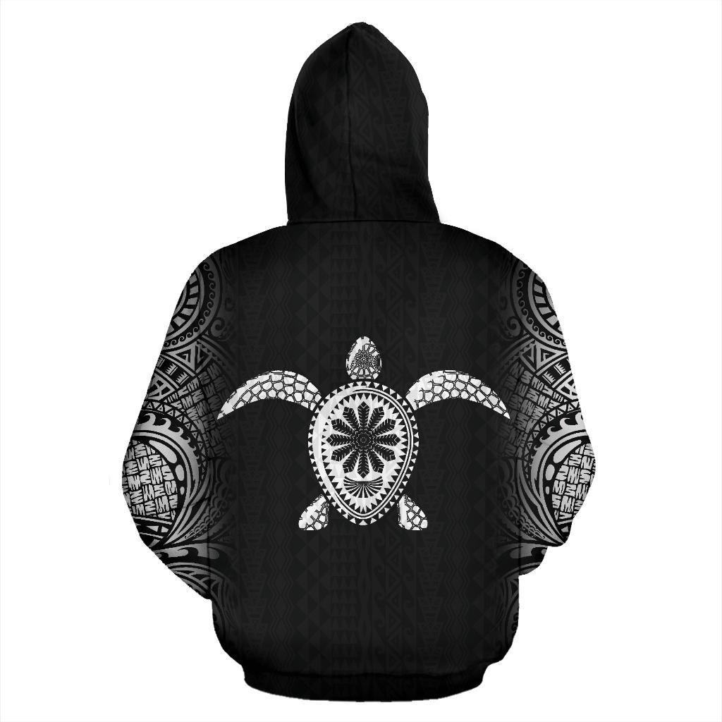Polynesian All Over Zip up Hoodie Islanders - Polynesian Pride