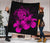 Hawaii Hibiscus Premium Quilt - Turtle Map - Pink - Polynesian Pride