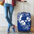 Tonga Polynesian Luggage Cover - Tongan Pride (Bright Blue) BLUE - Polynesian Pride