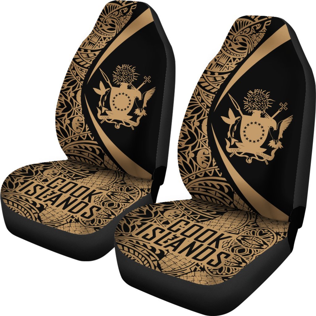 Cook Islands Polynesian Car Seat Cover - Circle Style 06 - Polynesian Pride