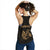 Hawaii Kakau Polynesian Anchor Women's Racerback Tank - Gold - Polynesian Pride