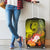 Pohnpei Luggage Covers - Humpback Whale with Tropical Flowers (Yellow) Yellow - Polynesian Pride