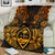 Guam Polynesian Premium Blanket - Gold Turtle Homeland - Polynesian Pride