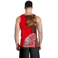 French Polynesia Men's Tank Top - Palm Tree Polynesian Pattern - Polynesian Pride