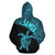 Samoa Hoodie Samoa Turtle Mermaid Polynesian Tattoo Blue - Polynesian Pride
