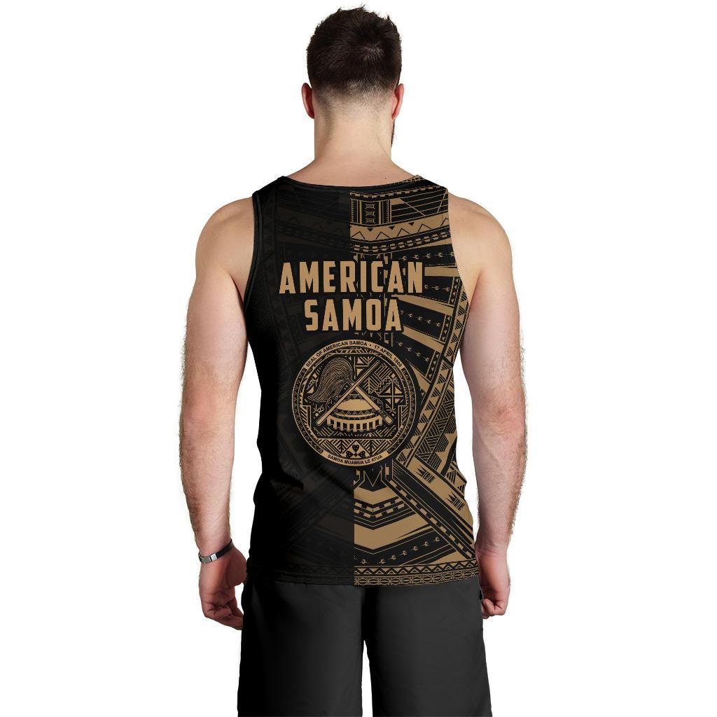 American Samoa Men'S Tank Top - Half Style - Polynesian Pride