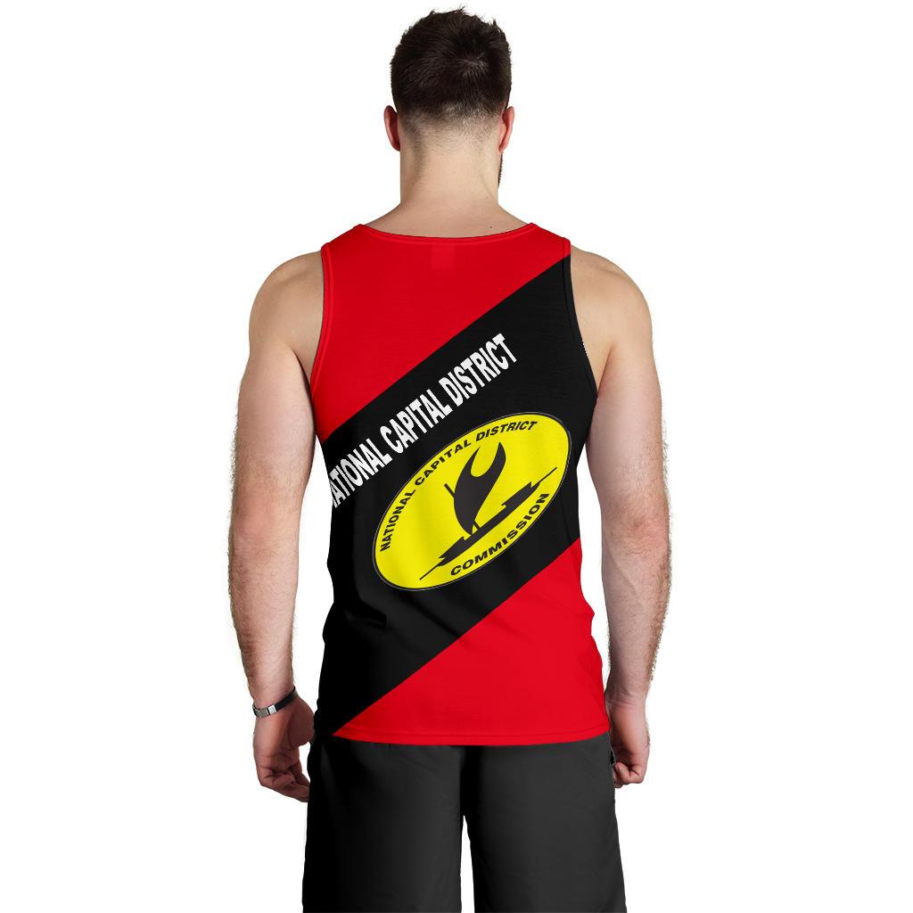 Papua New Guinea Men's Tank Top - National Capital District Province - Polynesian Pride