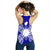 Nauru Polynesian Women Tank Top Map Blue - Polynesian Pride