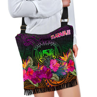 Polynesian Hawaii Crossbody Boho Handbag - Summer Hibiscus - Polynesian Pride