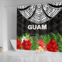 Guam Shower Curtain - Ginger Lei Pattern - Polynesian Pride