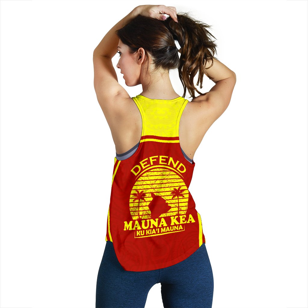 Mauna Kea Women's Racerback Tank 07 - Polynesian Pride