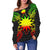 Nauru Polynesian Shoulder Sweater Map Reggae - Polynesian Pride