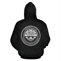 Federated States of Micronesia Polynesian Custom Zip up Hoodie Micronesian Warrior - Polynesian Pride