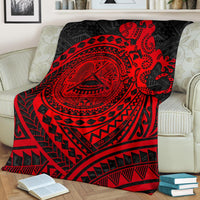 American Samoa Premium Blanket - Polynesian Lizard - Polynesian Pride