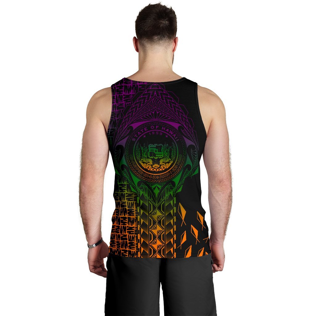 Hawaii Men's Tank Top - Hawaii Seal Rocket Style - Polynesian Pride