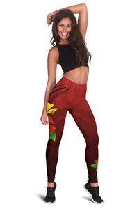 Kanaka Hibiscus Polynesian Philomena Leggings - Polynesian Pride