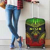 Niue Polynesian Chief Luggage Cover - Reggae Version - Polynesian Pride