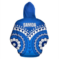 Samoa Polynesian Tribal Pattern All Over Hoodie - Polynesian Pride