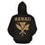 Polynesian Kakau Kanaka Map of Hawaii Hoodie Gold - Polynesian Pride