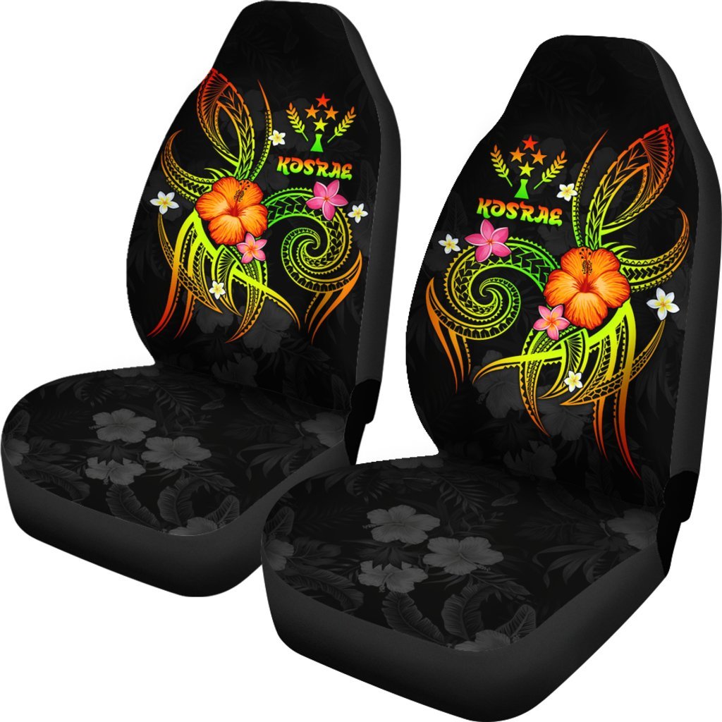 Kosrae Polynesian Car Seat Covers - Legend of Kosrae (Reggae) - Polynesian Pride