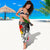Tonga Sarong - Turtle Plumeria Banana Leaf - Polynesian Pride