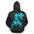 Polynesian Hawaii Zip up Hoodie Warrior Emerald Color - Polynesian Pride