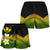 Kanaka Maoli (Hawaiian) Women's Shorts, Polynesian Plumeria Banana Leaves Reggae - Polynesian Pride