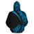 Hawaii Polynesian Tribal Hoodie Circle Style Blue Color 2.0 - Polynesian Pride