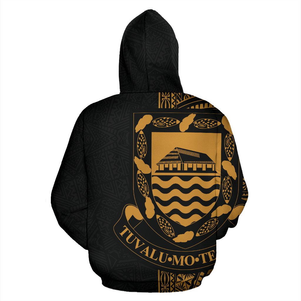 Tuvalu Polynesian Hoodie Line Gold - Polynesian Pride