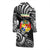 Mate Ma'a Tonga Rugby Men's Bath Robe Polynesian Unique Vibes - Black - Polynesian Pride