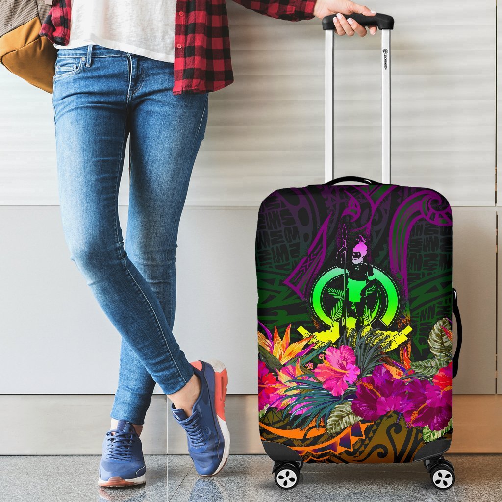 Vanuatu Luggage Covers - Summer Hibiscus Reggae - Polynesian Pride