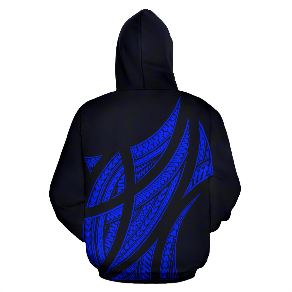 Sua Lions Pride Polynesian Warrior Hoodie Blue Color - Polynesian Pride