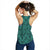 Polynesian Lauhala Mix Turquoise Women's Racerback Tank Top - Polynesian Pride