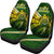 Cook Islands Car Seat Covers Style Turtle Rugby Universal Fit Green - Polynesian Pride
