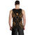 Pohnpei Polynesian Men Tank Top Map Gold - Polynesian Pride
