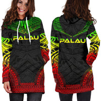 Palau Women's Hoodie Dress - Polynesian Reggae Chief - Polynesian Pride