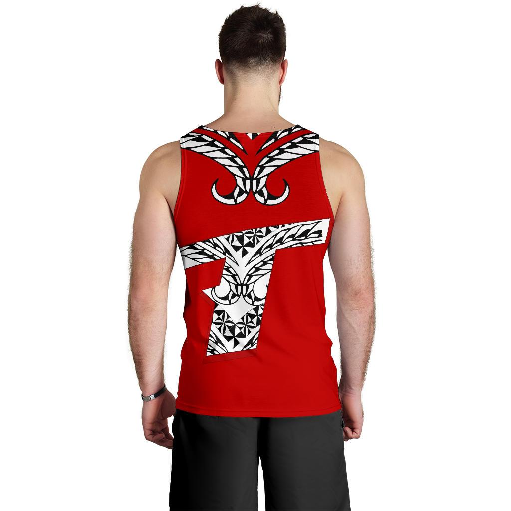 Tonga Tribal Pattern Men's Tank Top - Polynesian Pride