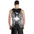 Papua New Guinea Polynesian Men Tank Top Map Black - Polynesian Pride