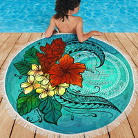 Palau Beach Blanket - Tropical Flowers Style - Polynesian Pride