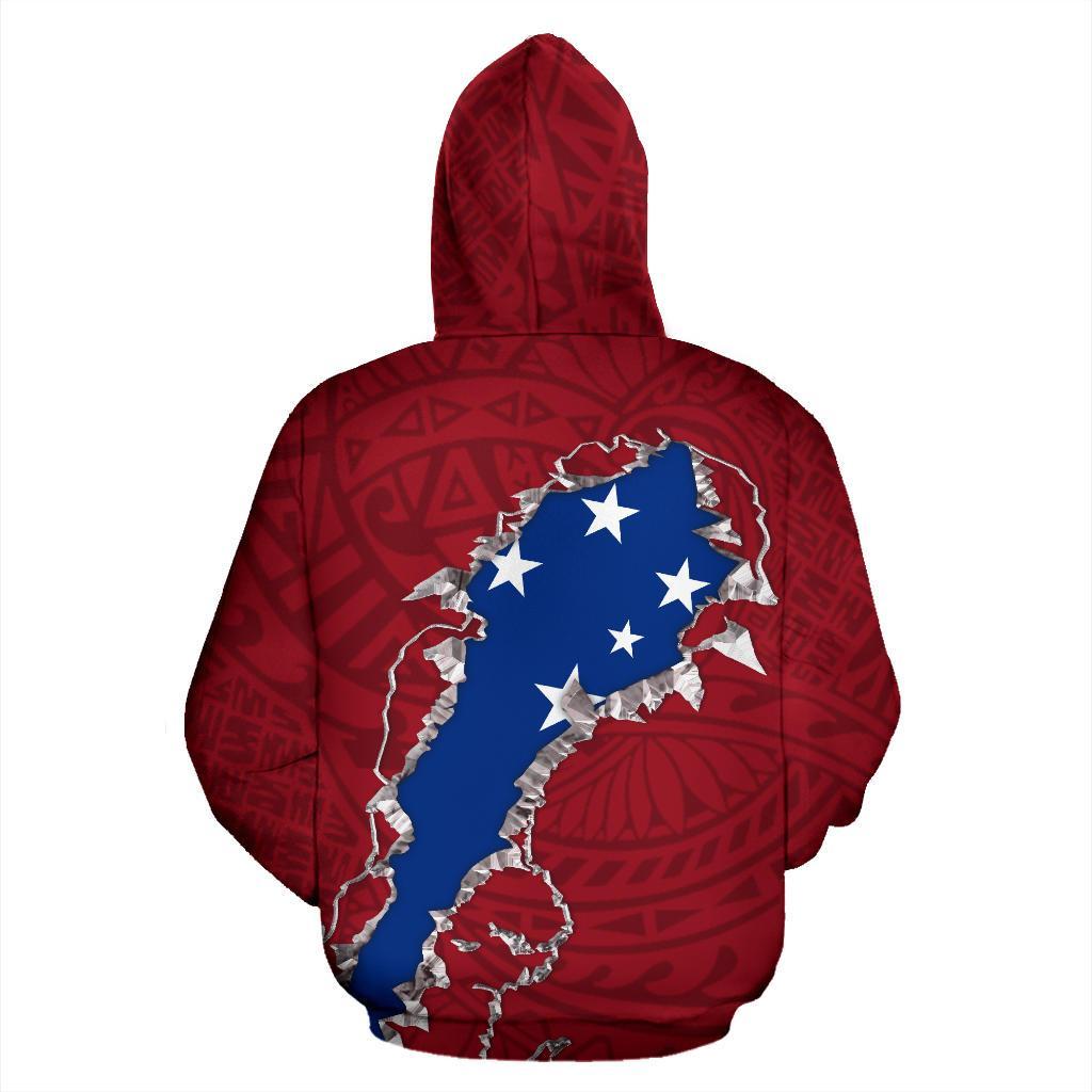 Samoa Hoodie Samoa Flag Coat of Arms Polynesian Tattoo - Polynesian Pride