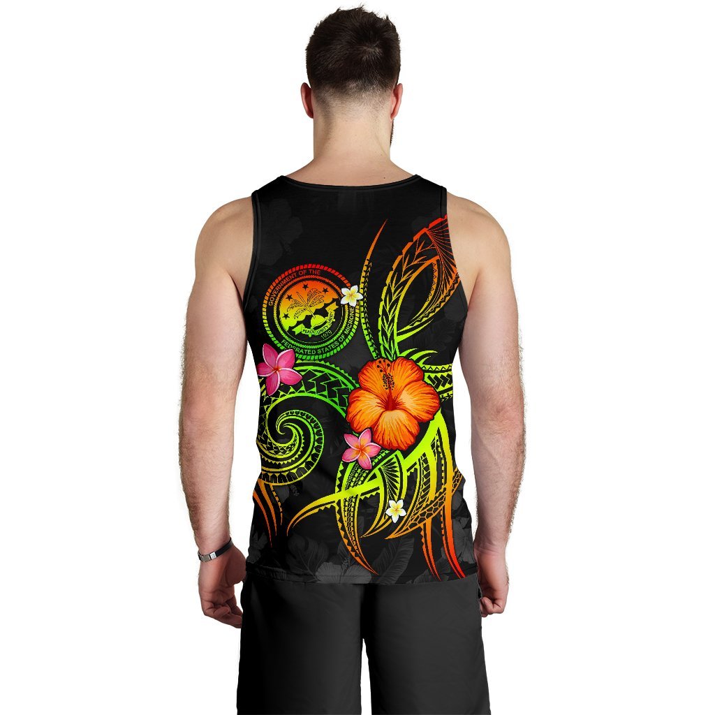 Federated States of Micronesia Polynesian Personalised Men's Tank Top - Legend of FSM (Reggae) - Polynesian Pride