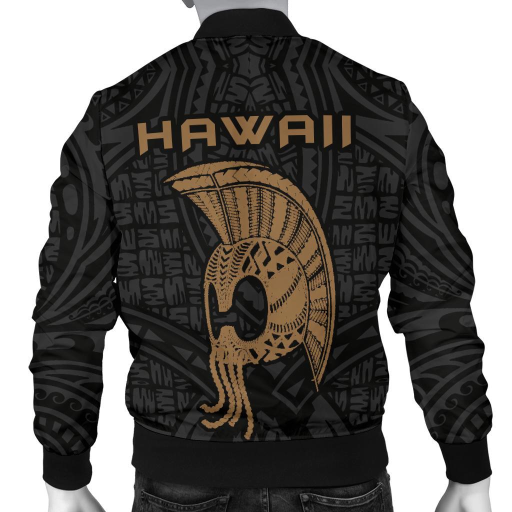 Warrior Helmet Men's Bomber Jacket - Polynesian Pride
