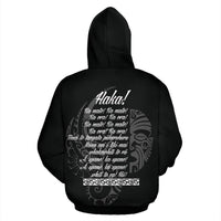 Haka Hoodie Maori Moko - Polynesian Pride
