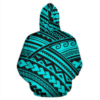 Polynesian Tribal All Over Hoodie - Polynesian Pride