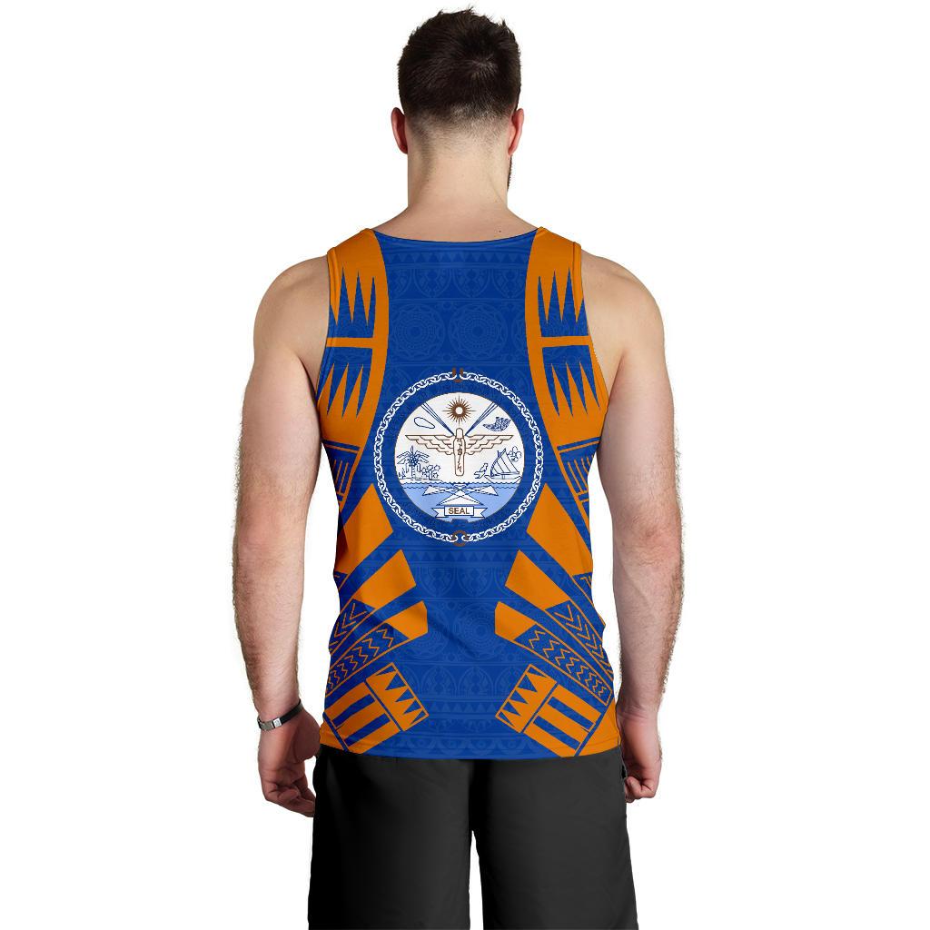 Marshall Islands Men Tank Top - Polynesian Tattoo Flag - Polynesian Pride