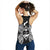 Guam Polynesian Women Tank Top Map Black - Polynesian Pride