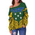 Solomon Islands Premium Off Shoulder Sweater A7 - Polynesian Pride