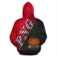 Papua New Guinea Hoodie Papua New Guinea Flag Coat of Arms - Polynesian Pride