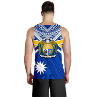 Nauru Rugby Men Tank Top Symbol Star Polynesian - Polynesian Pride